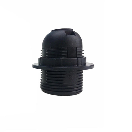 E27 zwarte bakelieten lamphouder, industriële fitting, lamphouder ~ 5735