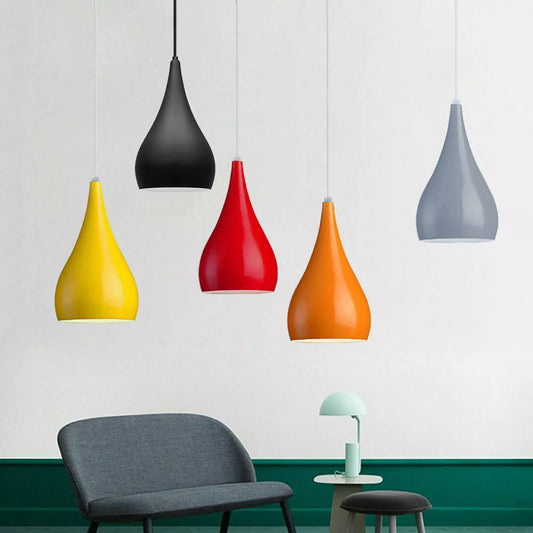 E27 Pendant Light With Metal Lampshade ~6153