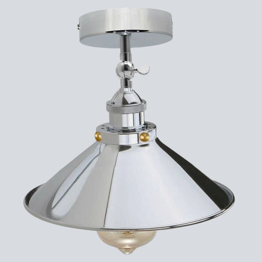 Retro industriële plafondlamp E27 LED kegellampenkap ~ 5704