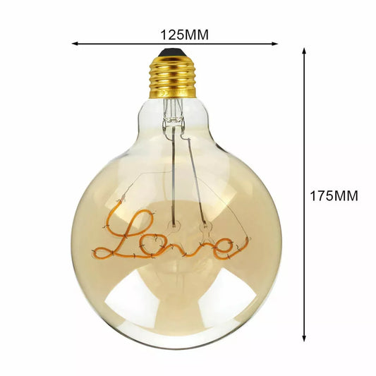 LED E27 T45 4W Vintage Edison Filament Glas Retro Warm Wit 3-pack~1014