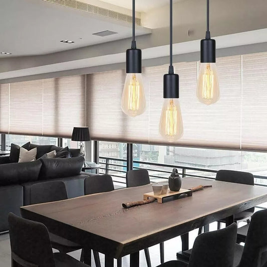 Industriële 95cm verstelbare E27-houder plafondlamp ~ 6007