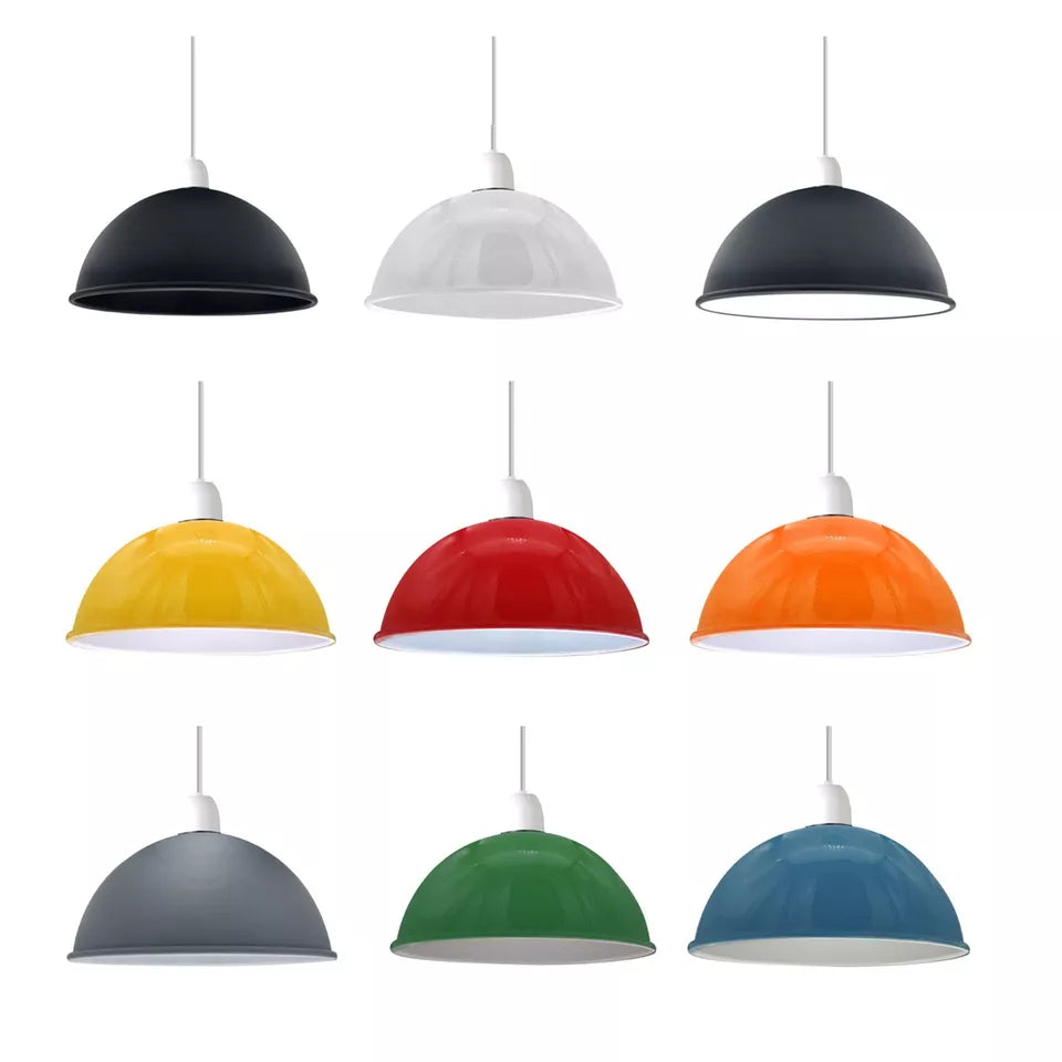 Dome lamp shades colorful design