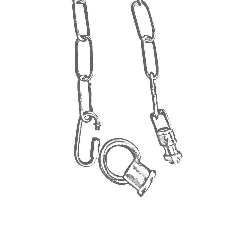 Illustration of a chain with a lock
