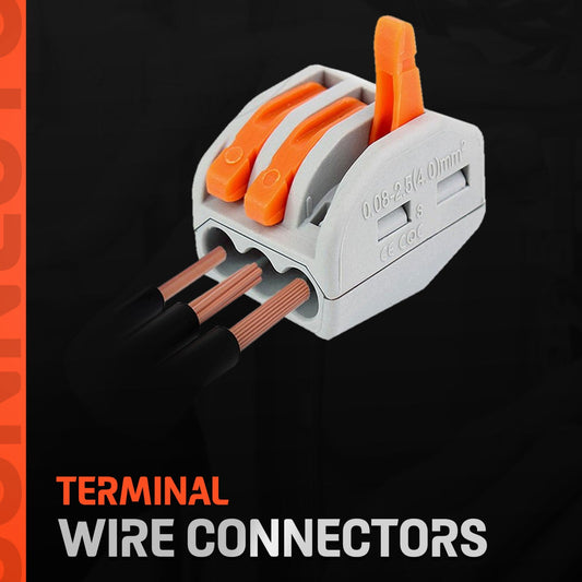 2/3/5-weg herbruikbare veerhendel aansluitblok elektrische kabelklem draadconnector~2036