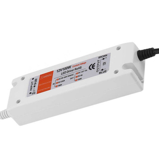 100w Compact LED Driver AC 230V to DC12V Power Supply Transformer