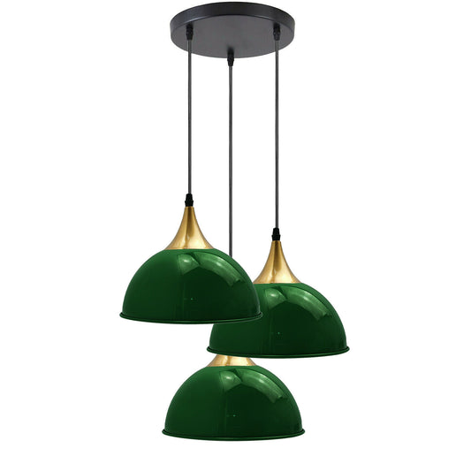 Pendant Ceiling Lamp Green dome light