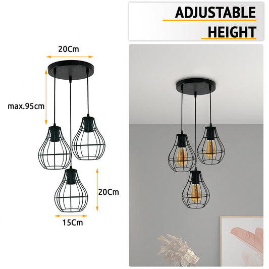 Modern 3 way ceiling cage