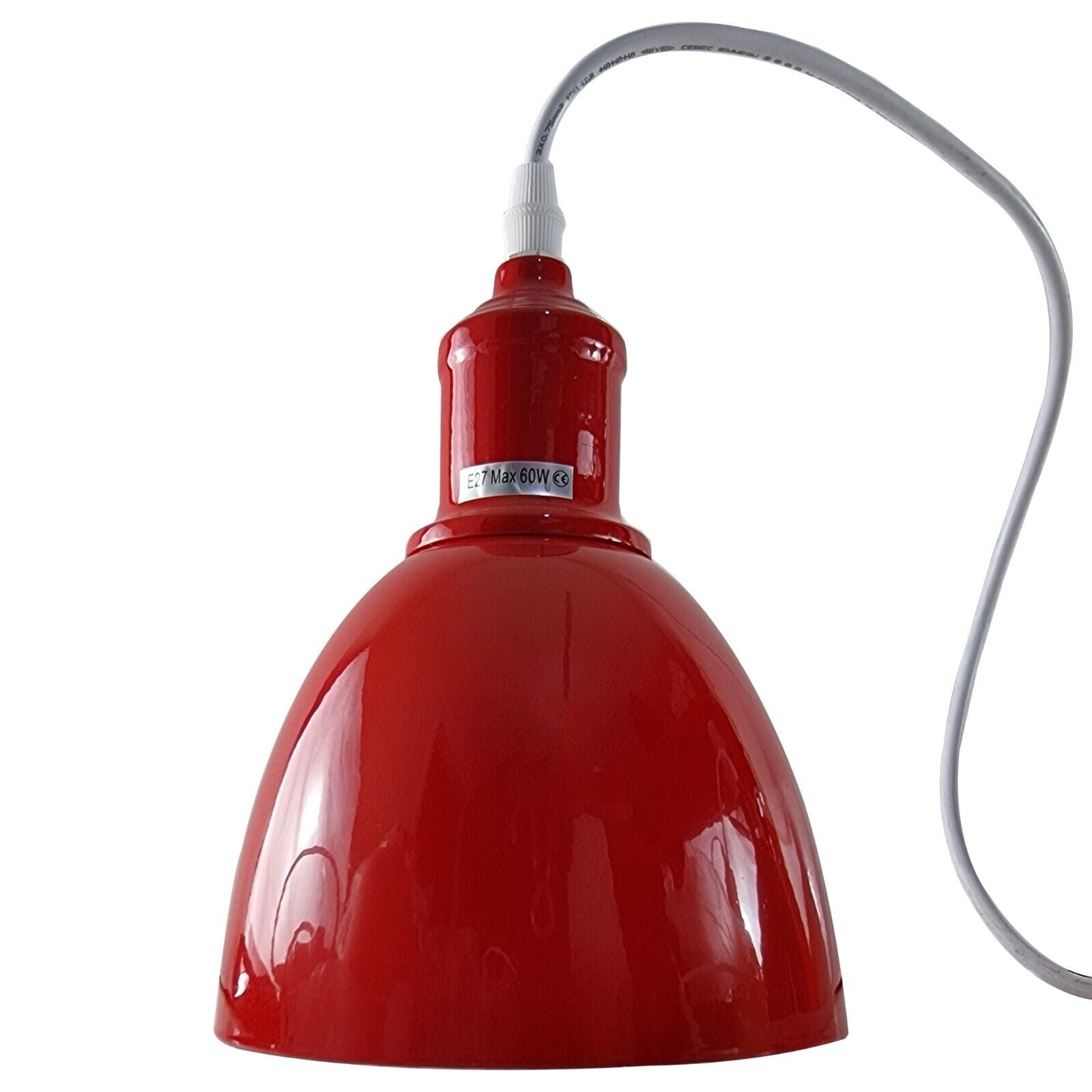 Decorative red ceiling pendant shade