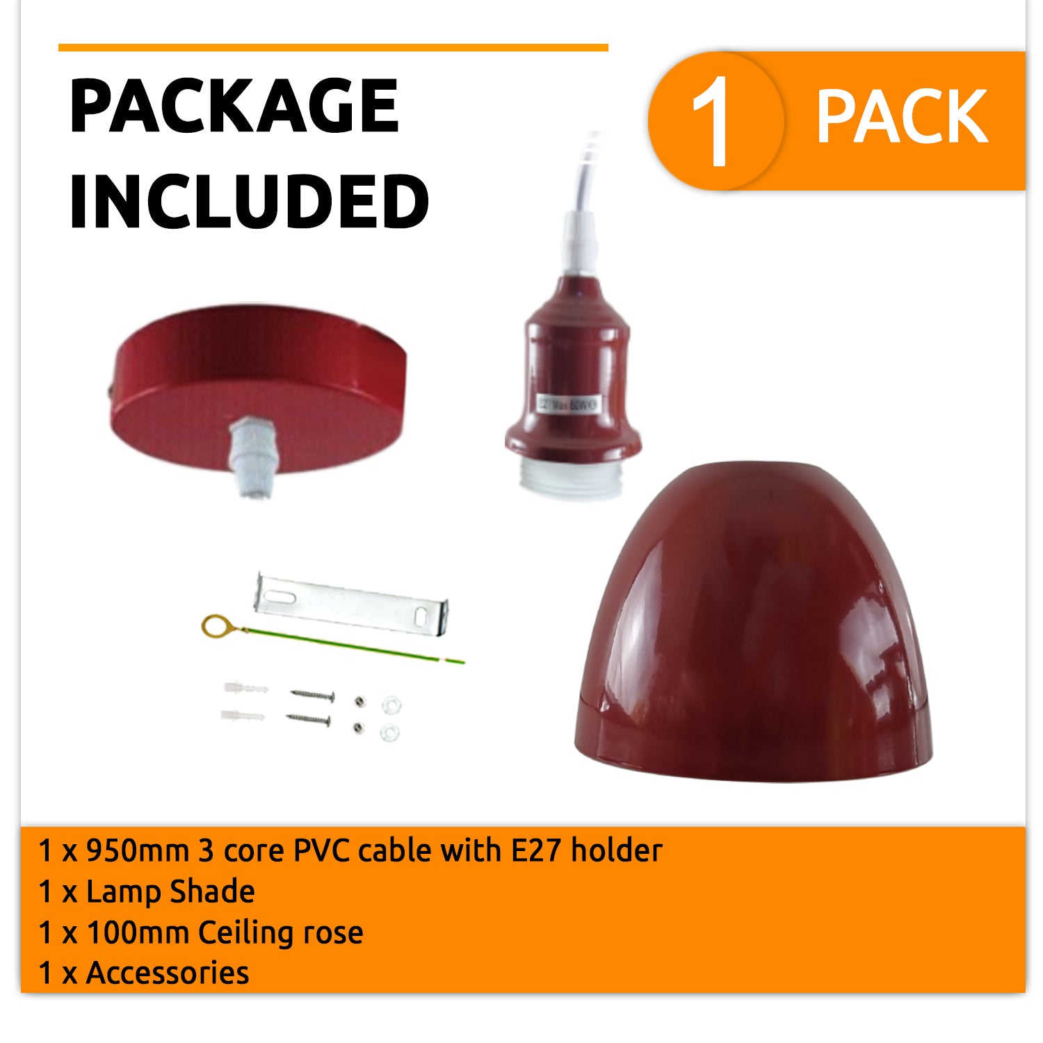 Retro Industrial Ceiling Pendant Light with E27 Base Ceiling Lighting Shade for Bedroom kitchen island Hallway Office Coffee Shop