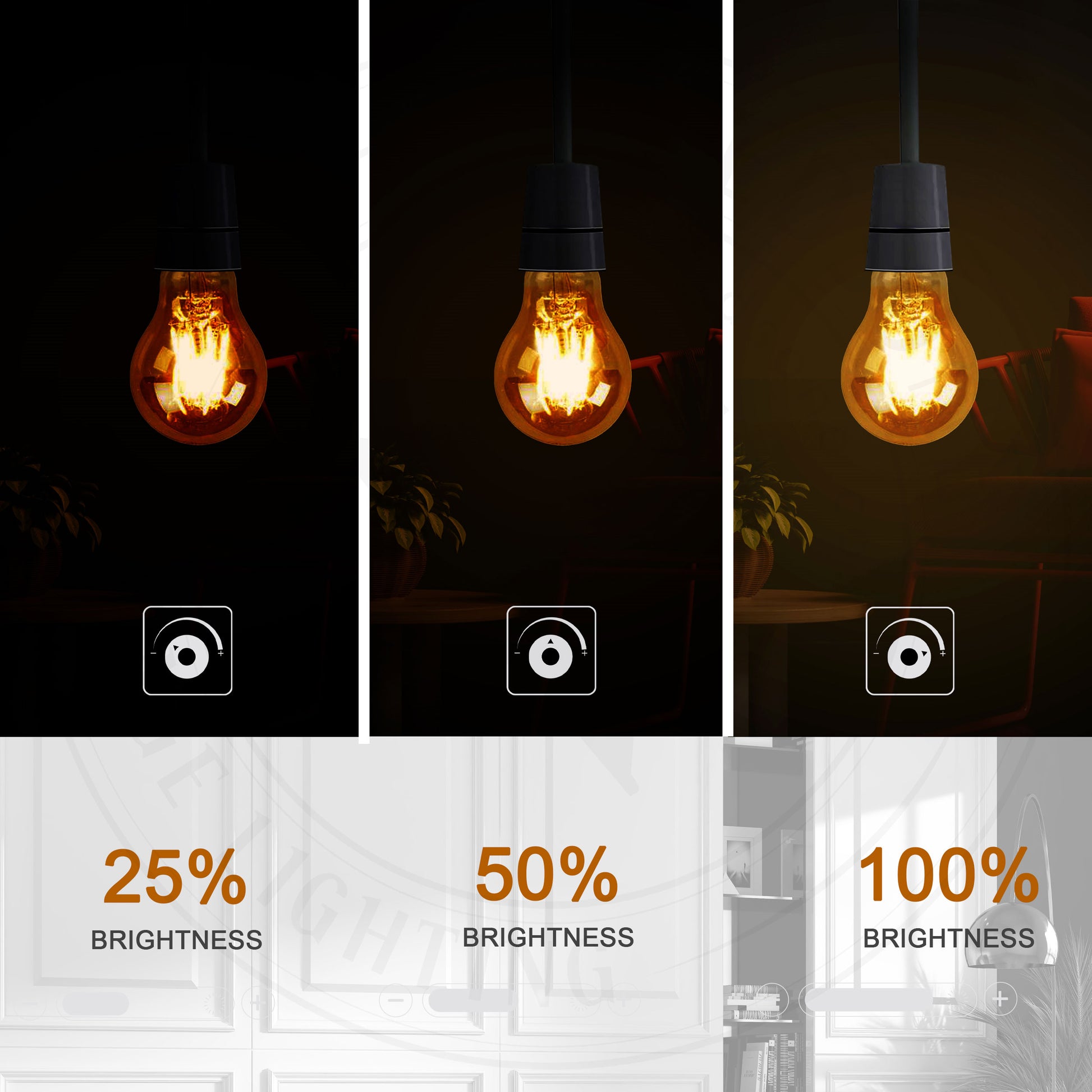 Best A60 LED Dimmable Bulb for bedroom, living room