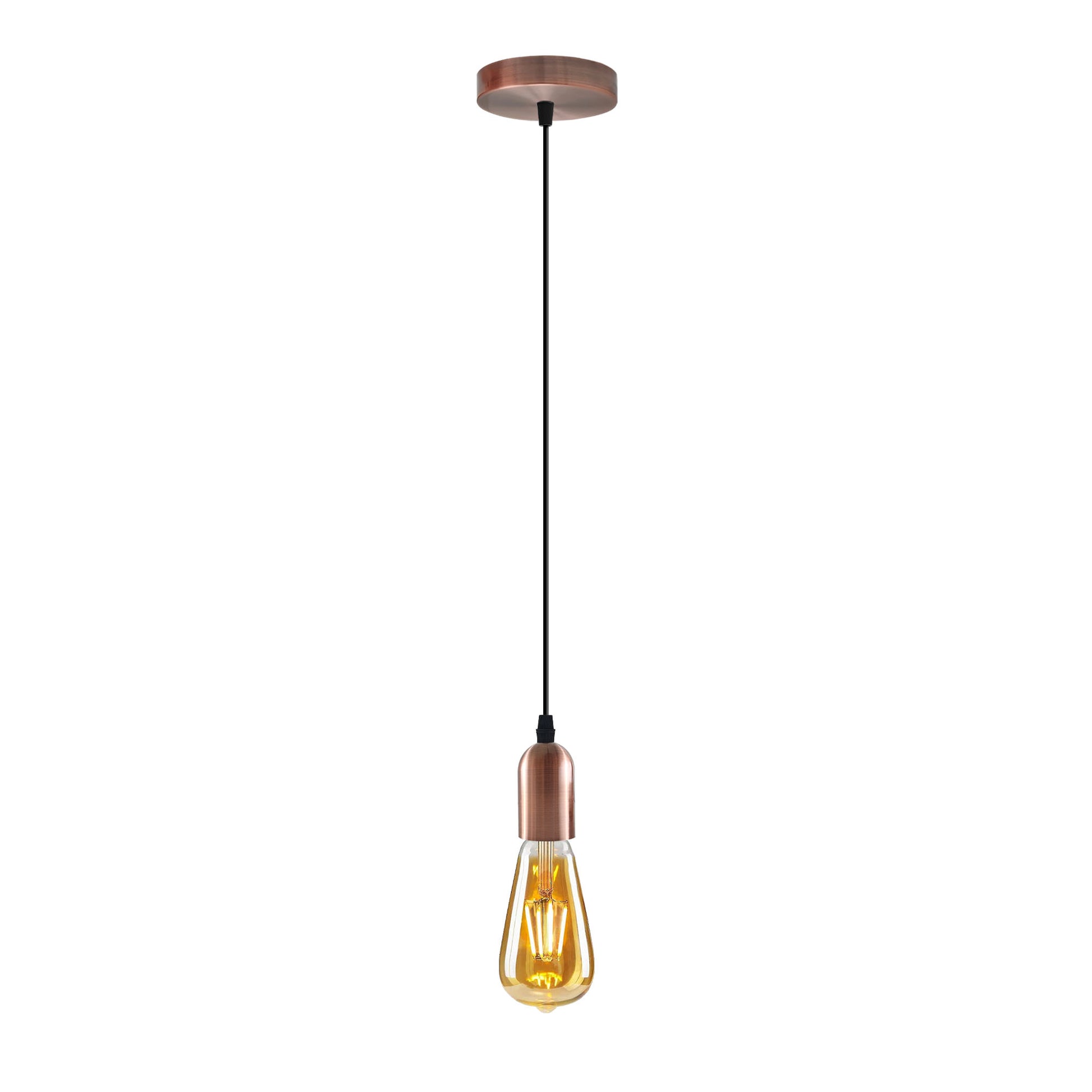pendant lights with a vintage industrial style