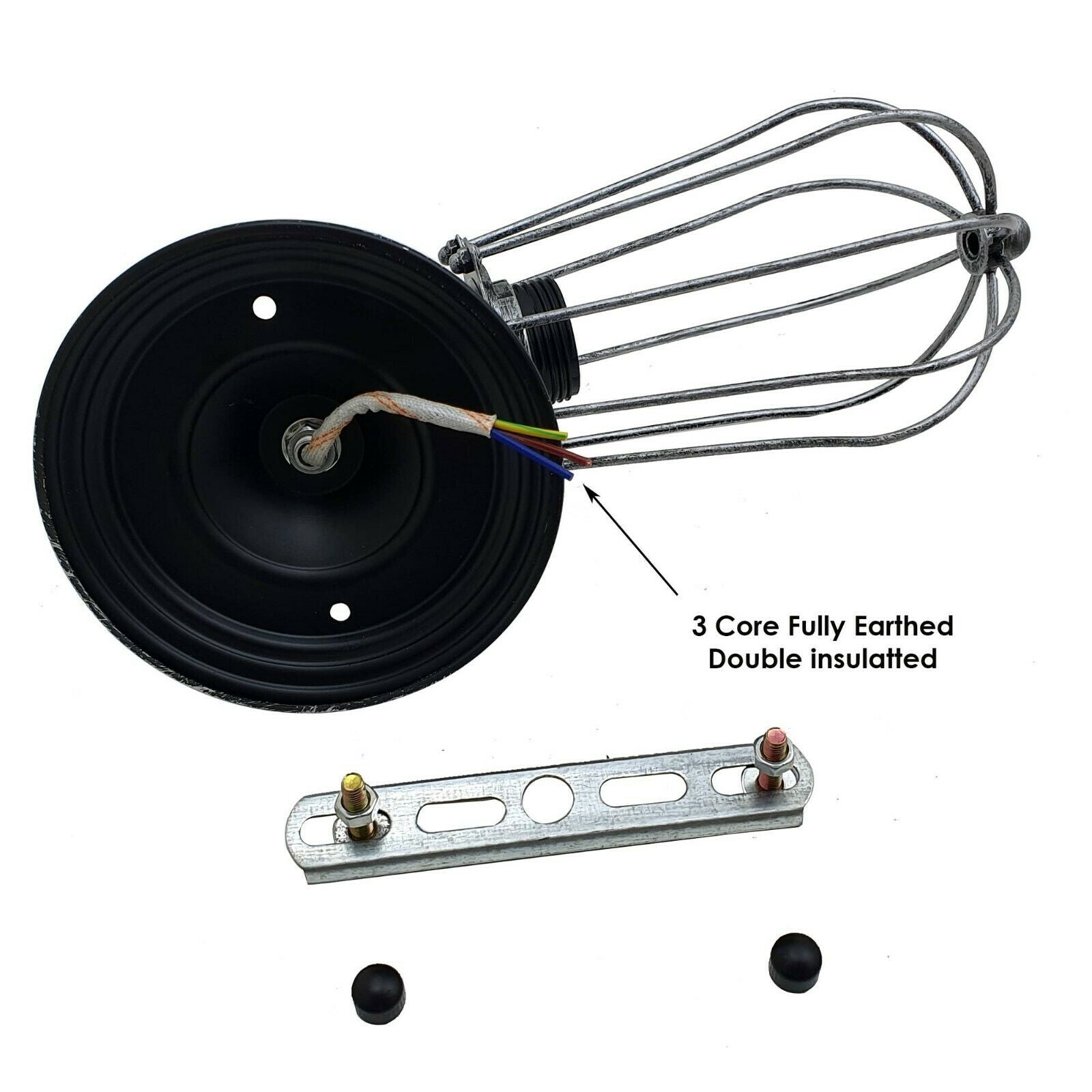 Vintage Retro Industrial Loft Rustic Cage Wall Sconce Ceiling Lights