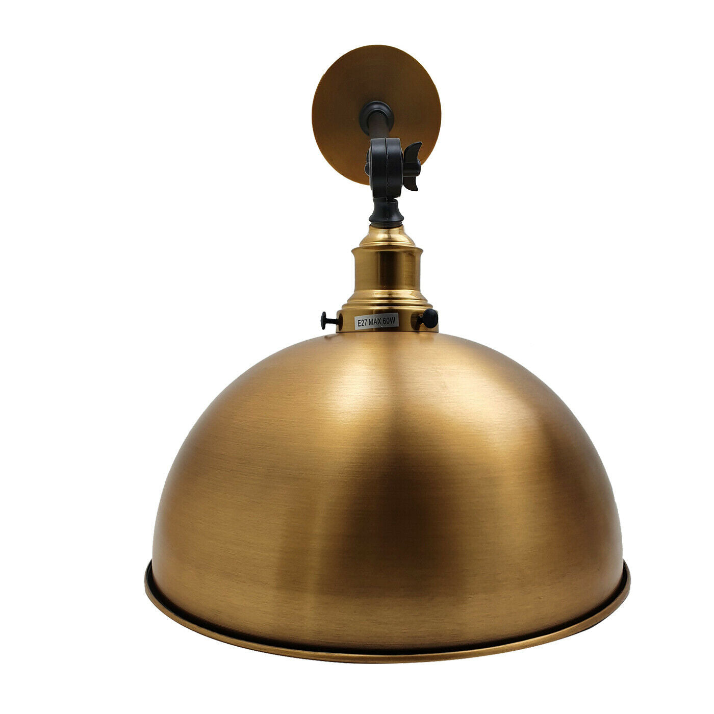 Vintage Style Adjustable Yellow Brass Wall Lights Sconce Lamp Fitting Kit~2474 - LEDSone UK Ltd