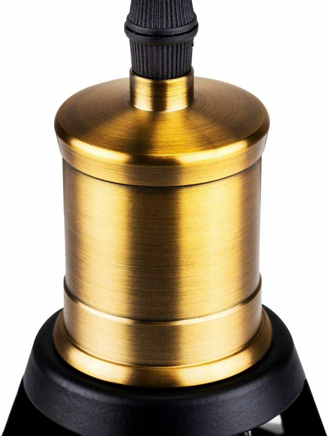 2 Pack Ceiling Pendant Metal Shades Retro Design Light Hanging Home Lounge Lighting~3580 - LEDSone UK Ltd