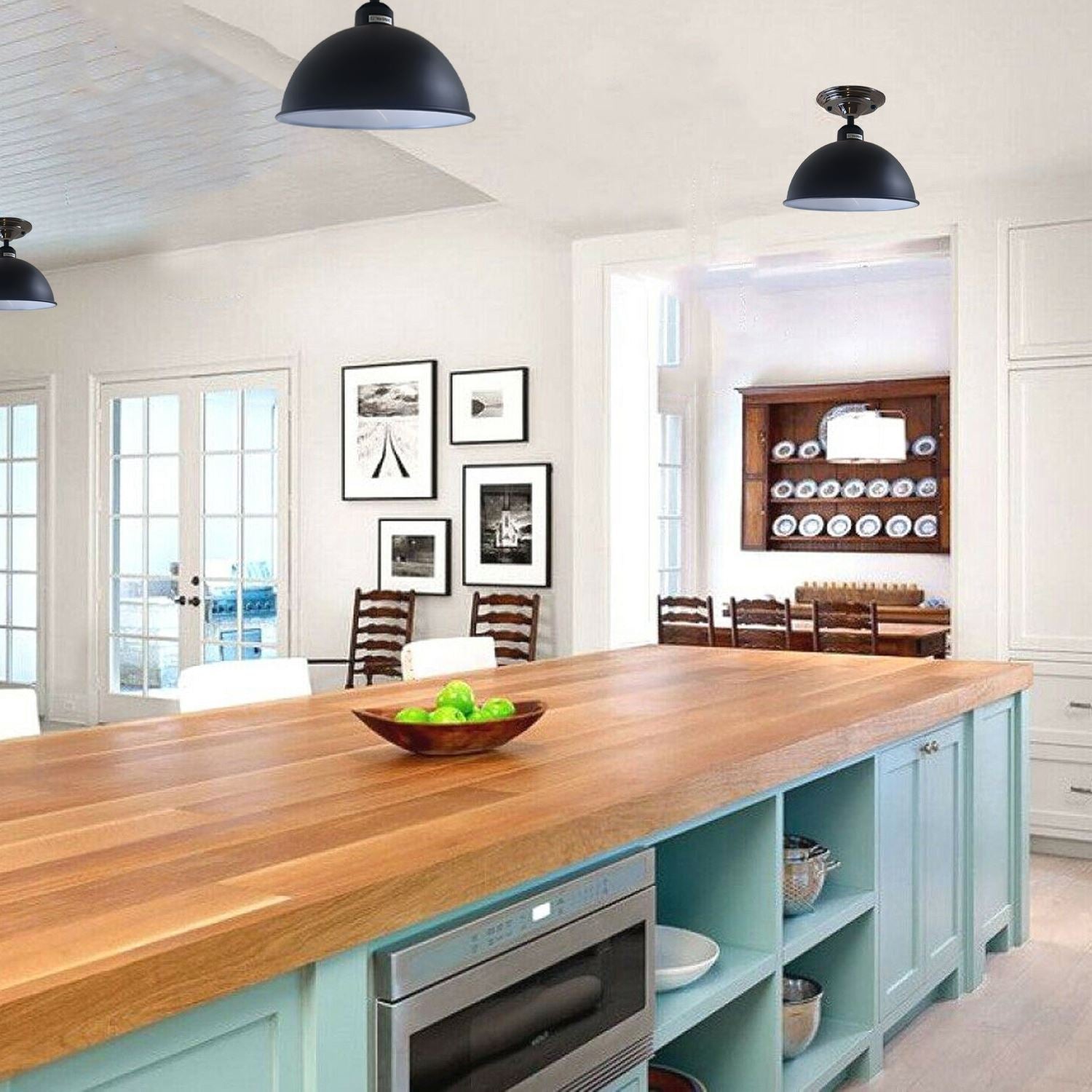 Vintage Ceiling Shade Industrial Chandelier Light Retro Lamp UK~1346 - LEDSone UK Ltd