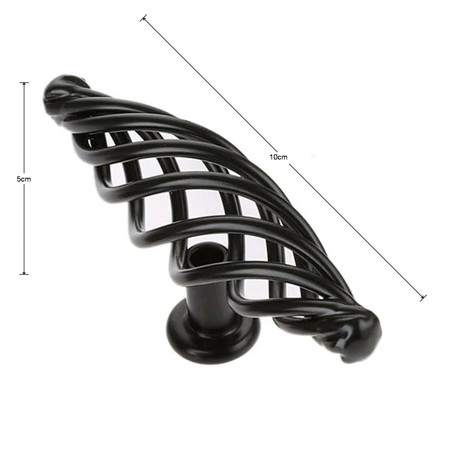 Kitchen Cabinet Door Handles Cupboard Drawer Black Handles Furniture