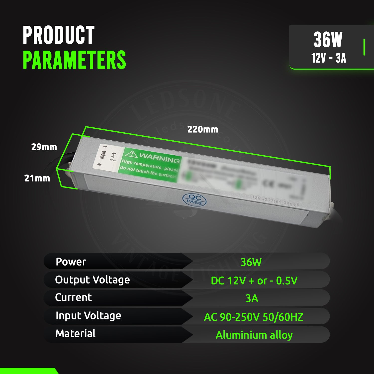 36W LED strip power supply online