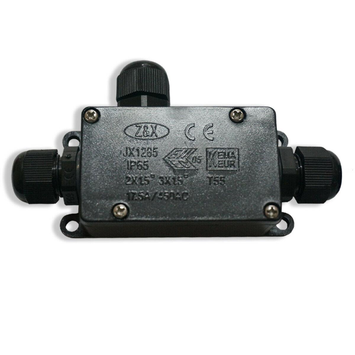 2/3 Way IP65 Waterproof Junction Box Underground Cable Line Protection Connector~1431 - LEDSone UK Ltd