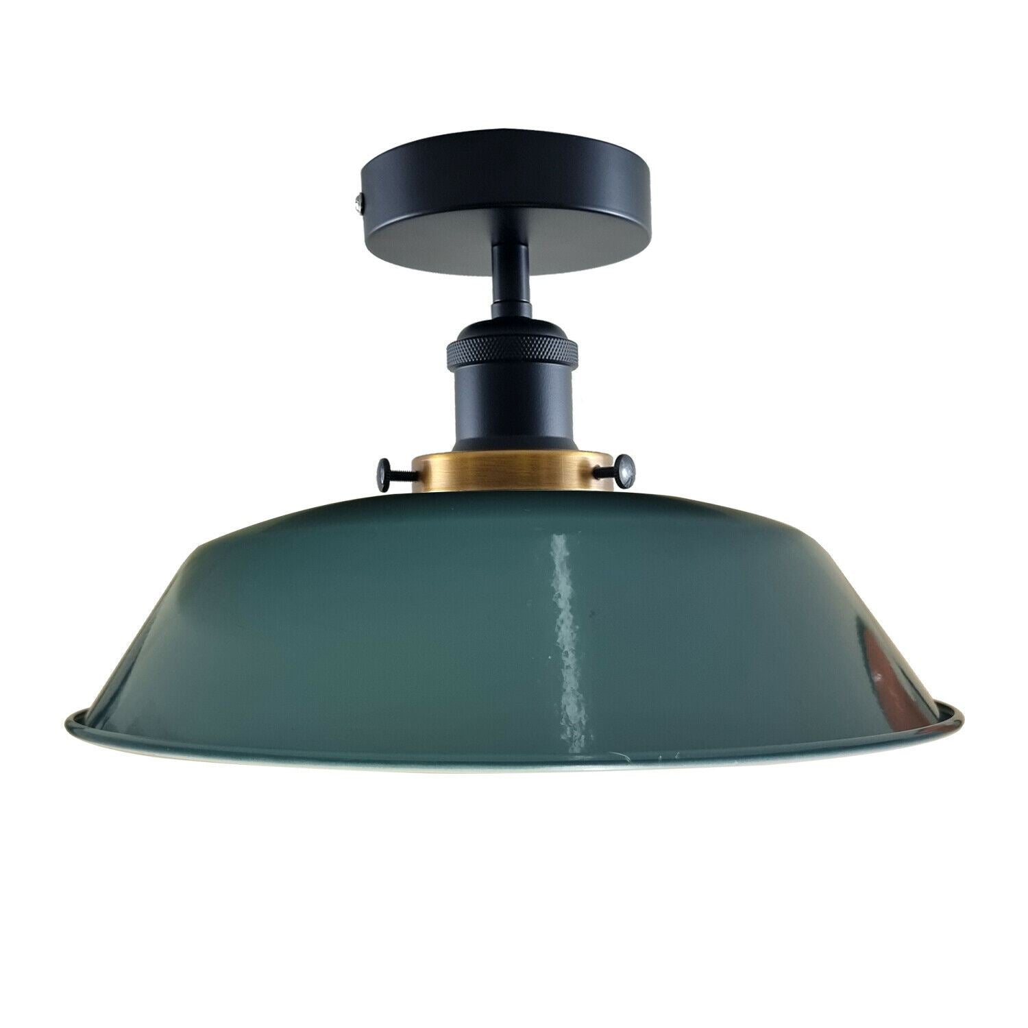 Modern Industrial Ceiling Light Fitting Flush Mount Light Metal Shade~1228 - LEDSone UK Ltd