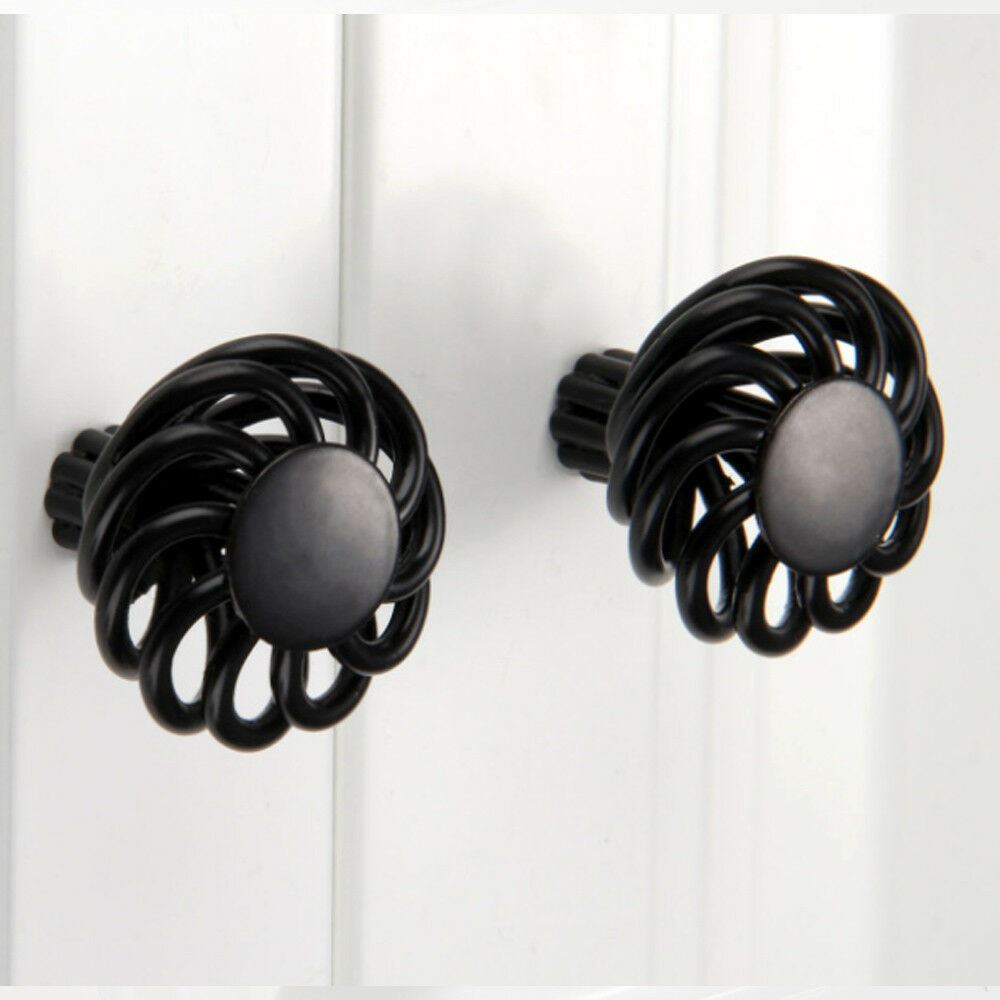 Kitchen Cabinet Door Handles Cupboard Drawer Black Handles Furniture