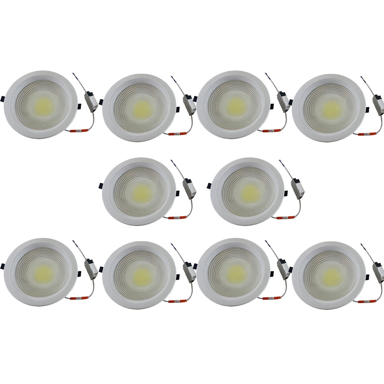 LED Round Recessed Indoor Ceiling Panel down Light Cool White For Hotel, Office, Library, Cellar~1311 - LEDSone UK Ltd