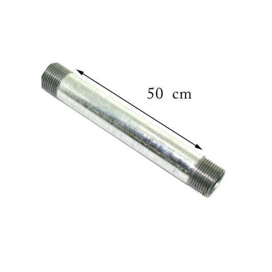 Industrial Galvanized iron threaded pipe Lighting accessories-50cm~3541 - LEDSone UK Ltd