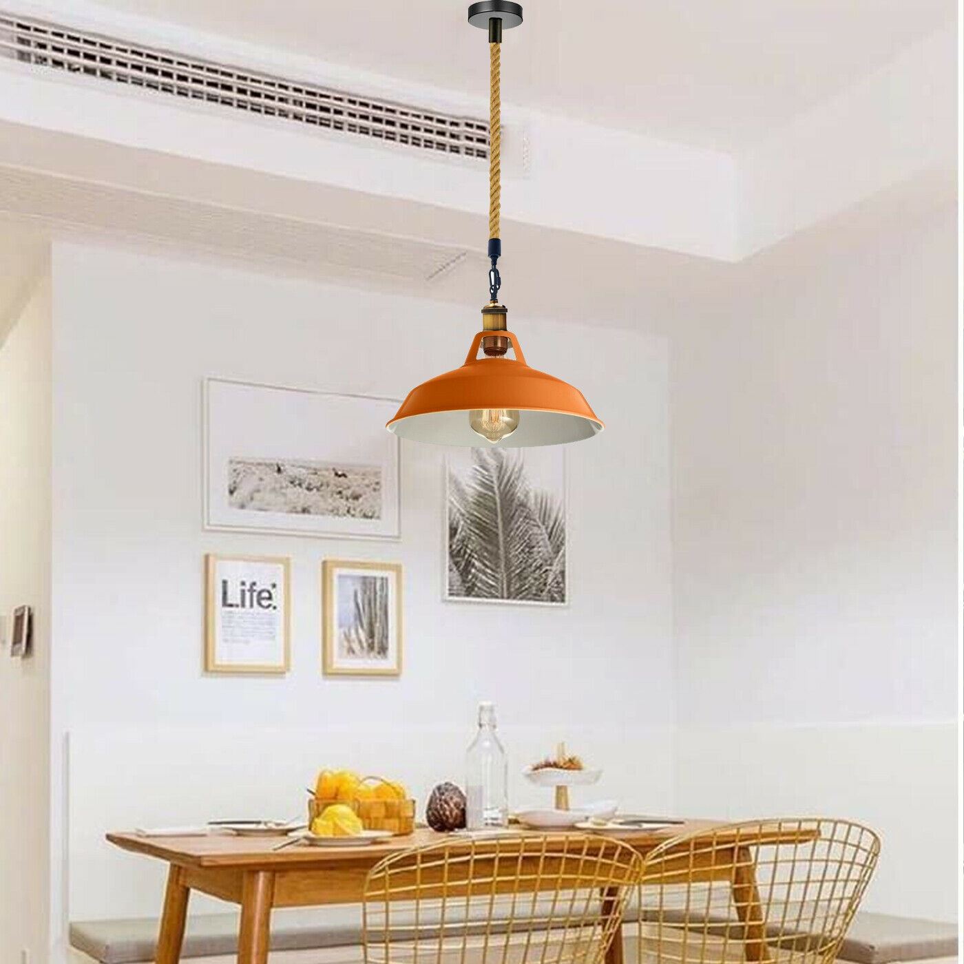 Industrial Modern Retro Vintage Style Ceiling Pendant Light Chandelier Lampshade~1129 - LEDSone UK Ltd