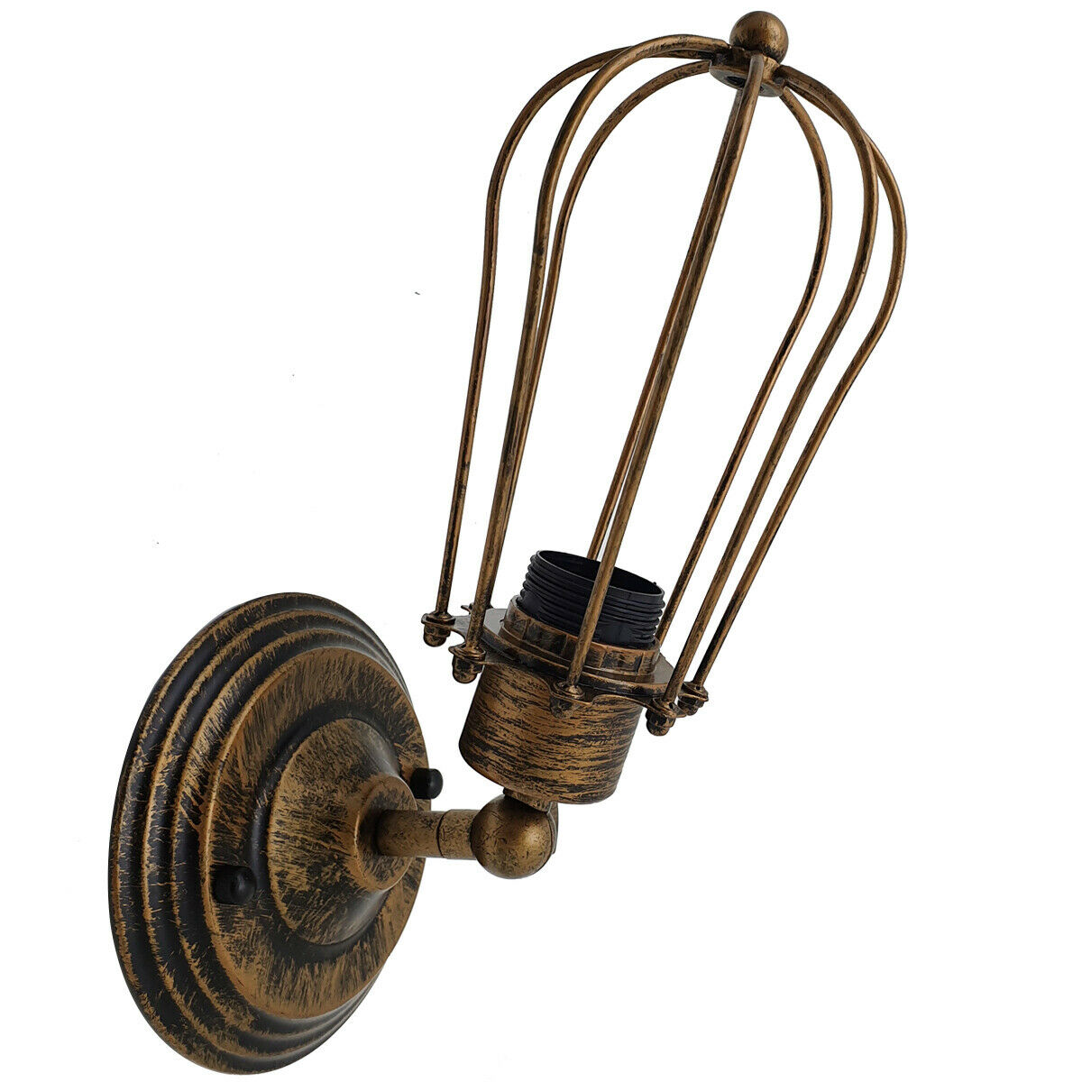 Vintage Retro Industrial Loft Rustic Cage Wall Sconce Ceiling Lights