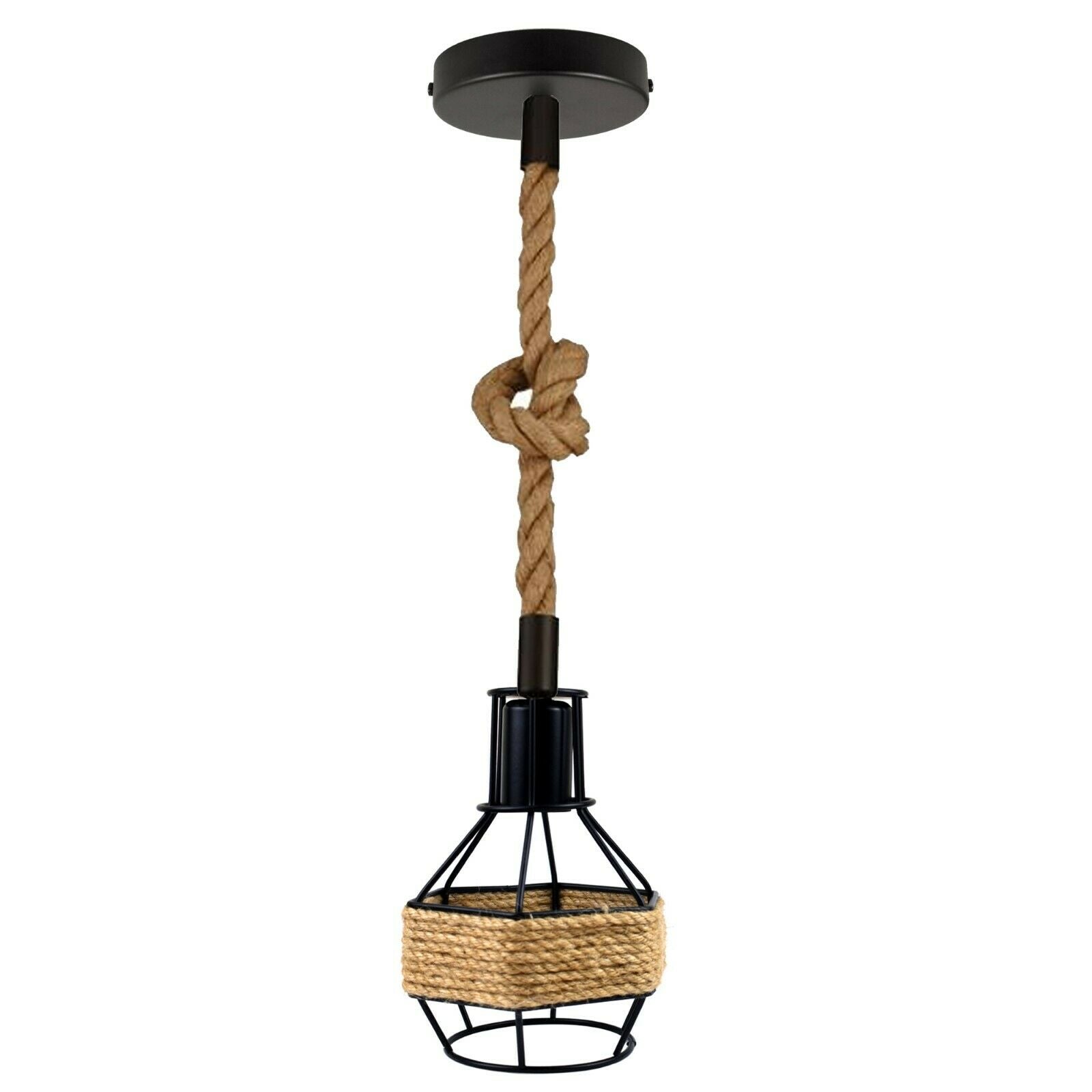 Retro Industrial Vintage Suspended Metal Shade Ceiling Pendant Light~1130 - LEDSone UK Ltd