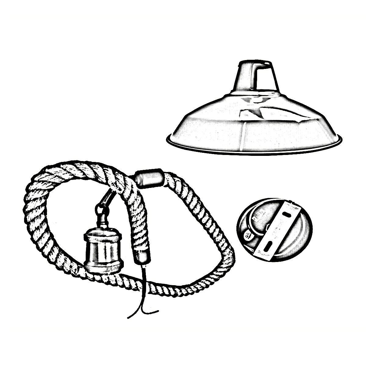 Industrial Modern Retro Vintage Style Ceiling Pendant Light Chandelier Lampshade~1129 - LEDSone UK Ltd