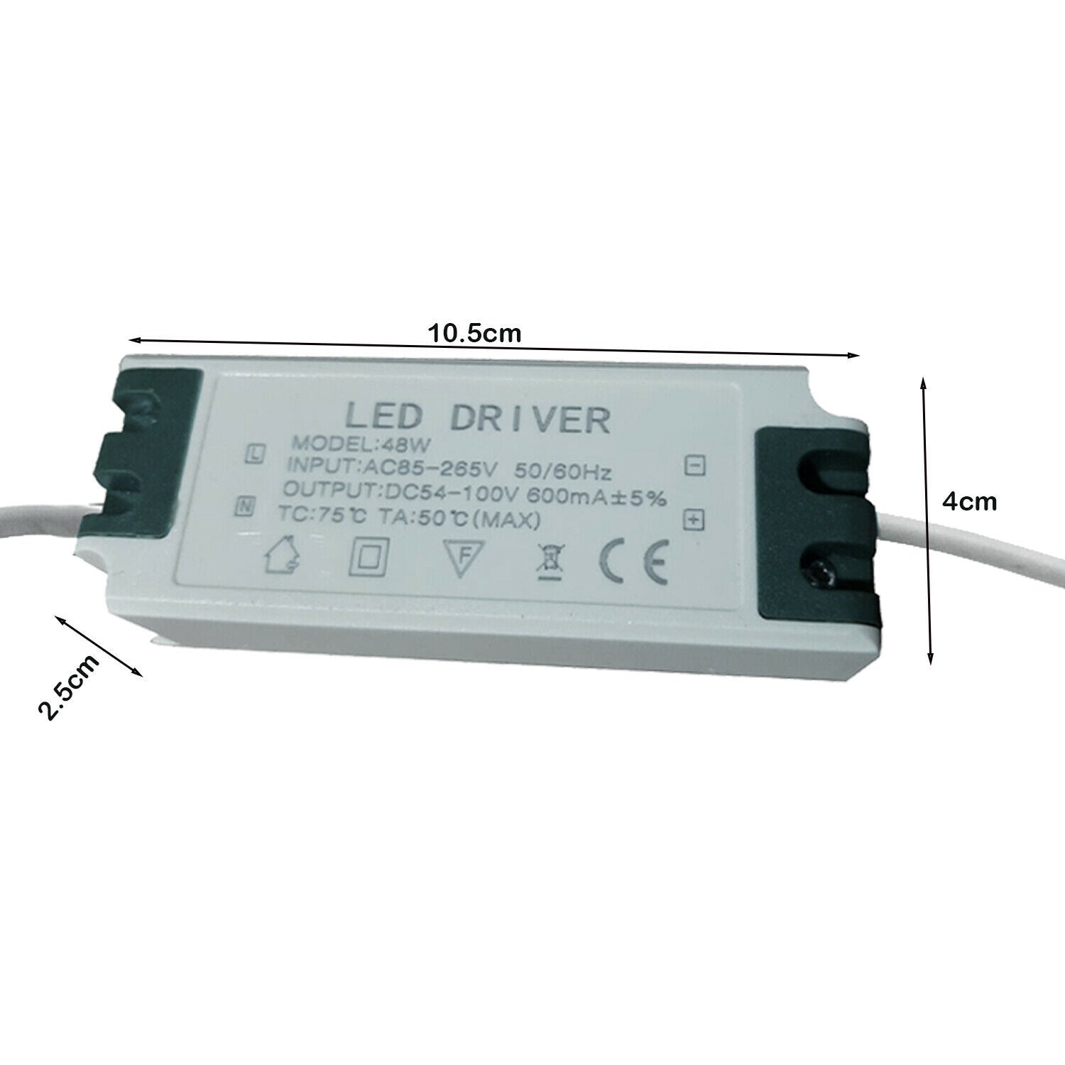 Constant Current 600mA High Power DC Connector Power Supply LED Ceiling light~1061 - LEDSone UK Ltd