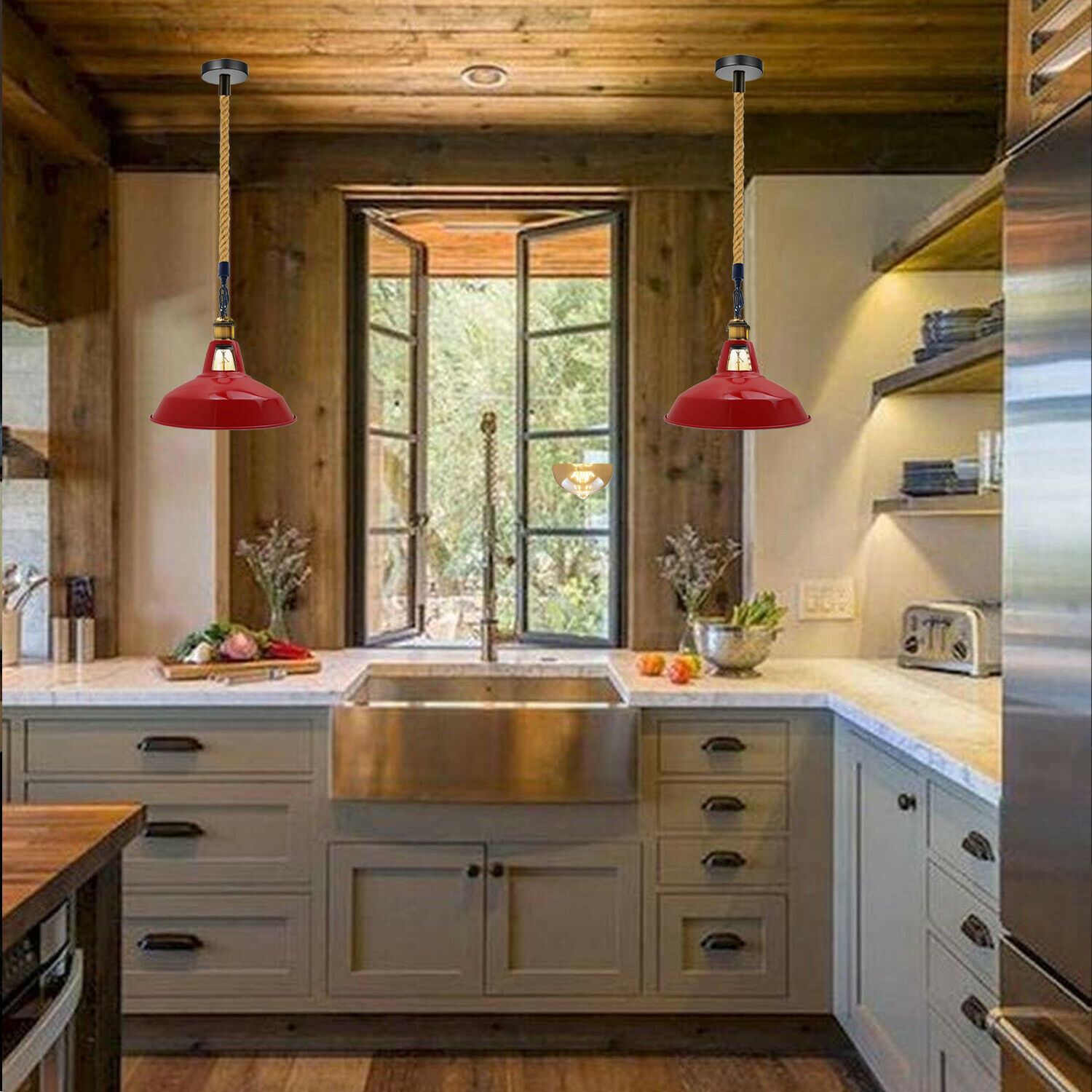 Industrial Modern Retro Vintage Style Ceiling Pendant Light Chandelier Lampshade~1129 - LEDSone UK Ltd