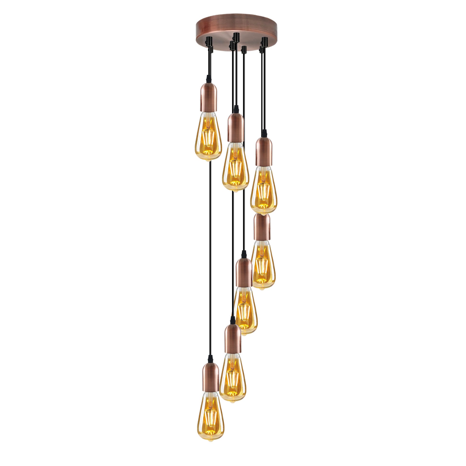 pendant lights with a vintage industrial style