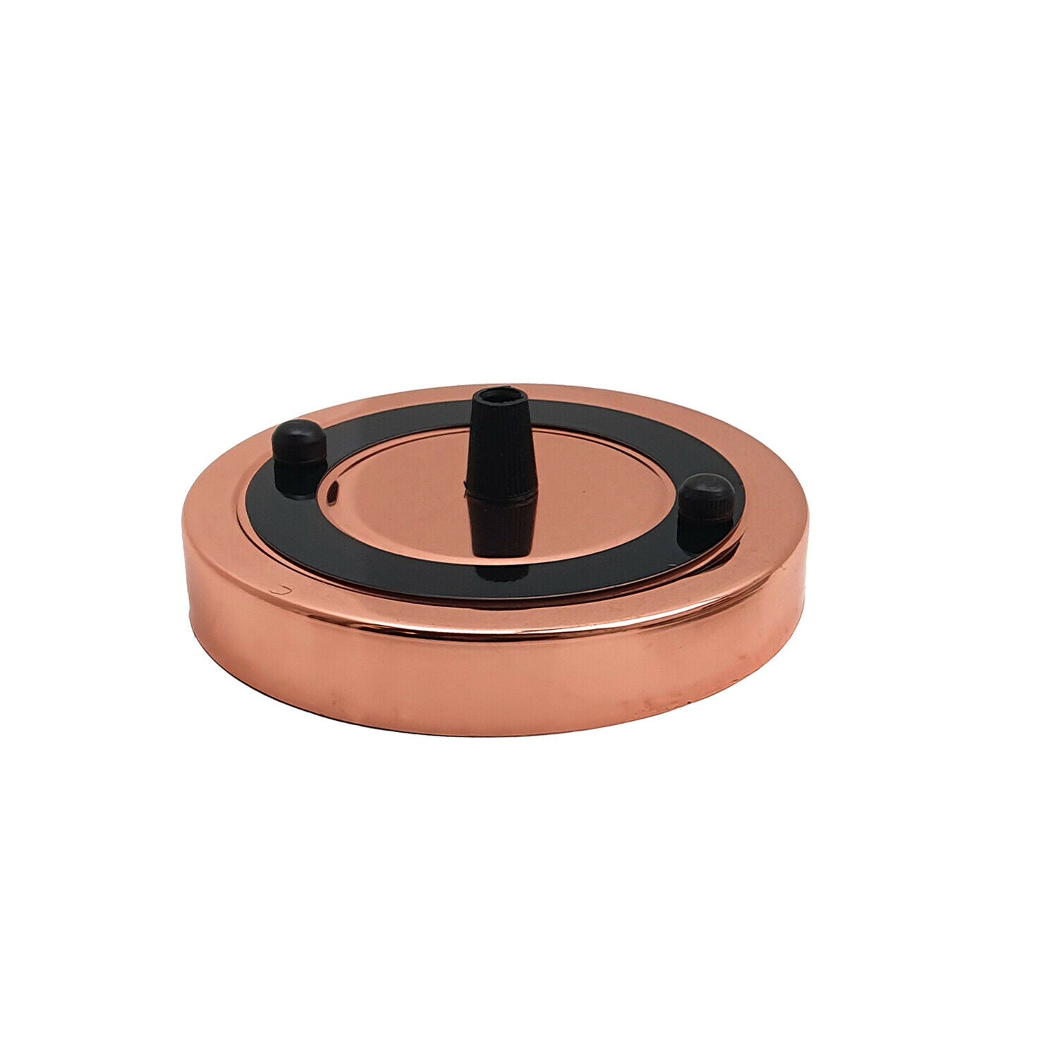 Vintage style ceiling rose with E27 lamp holder, two-pack