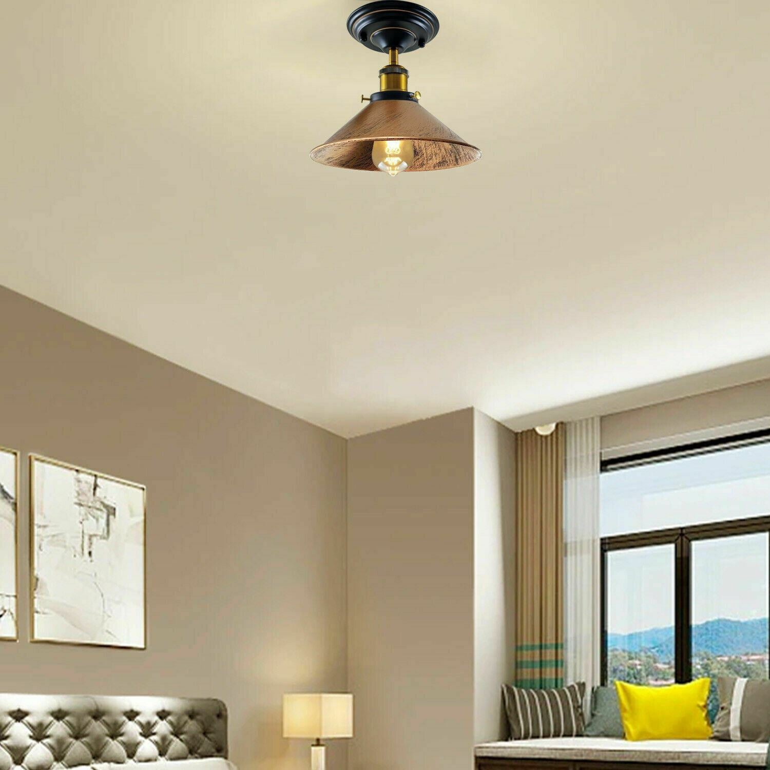 Metal Indoor Ceiling Light