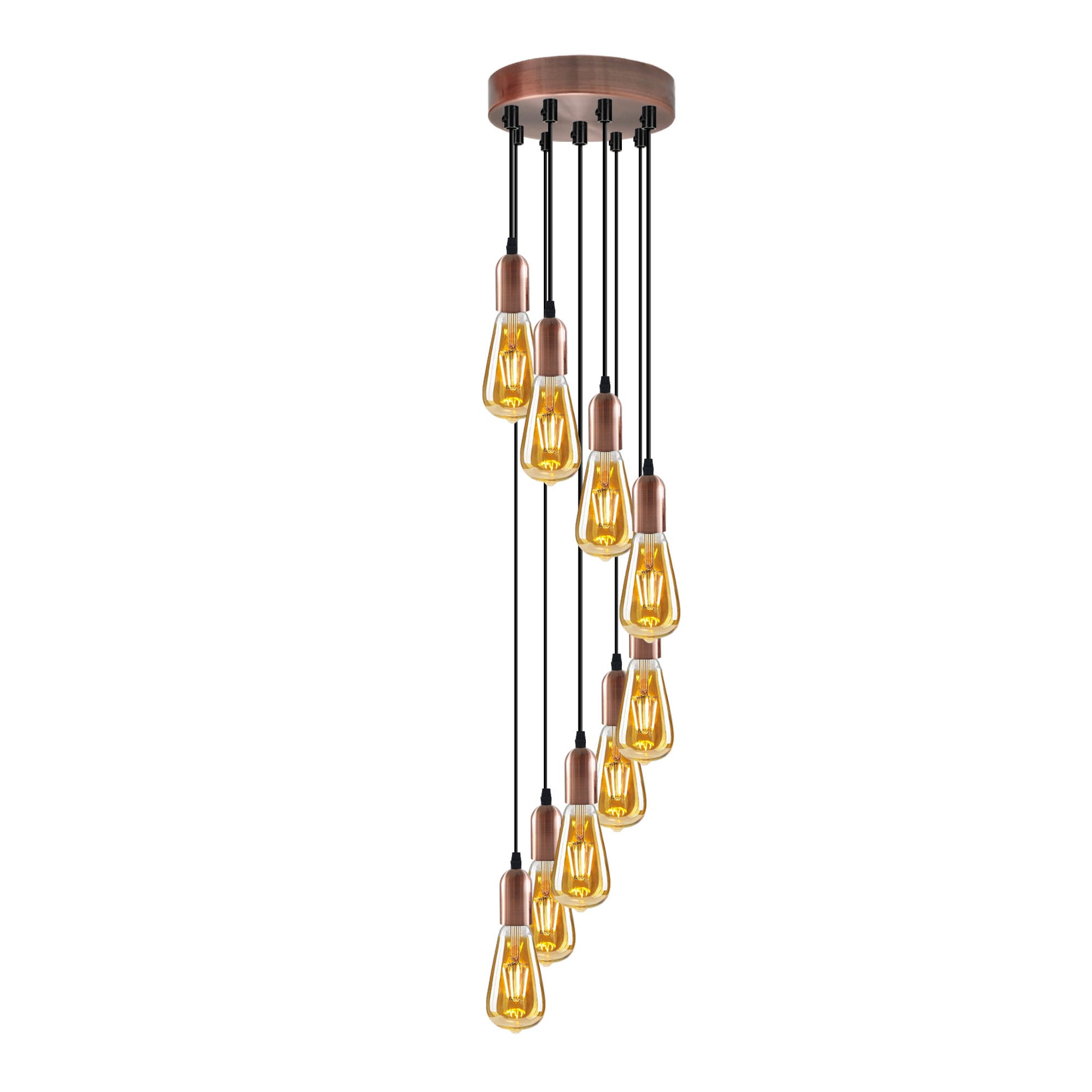 pendant lights with a vintage industrial style