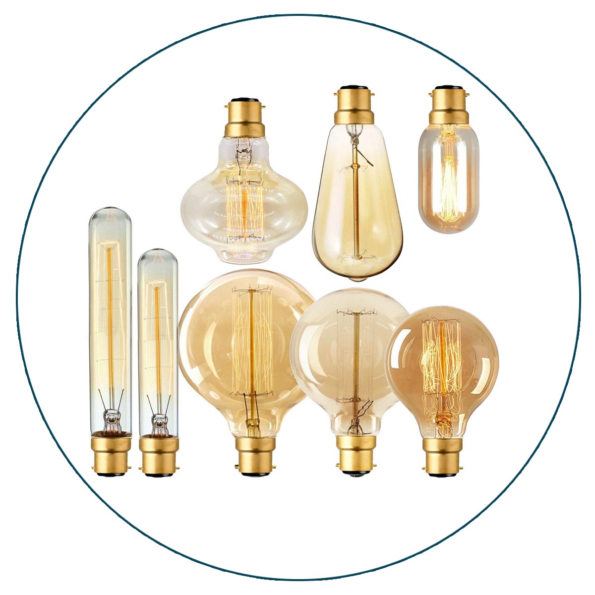 Edison Vintage Light Bulbs with Bayonet Fitting Classic