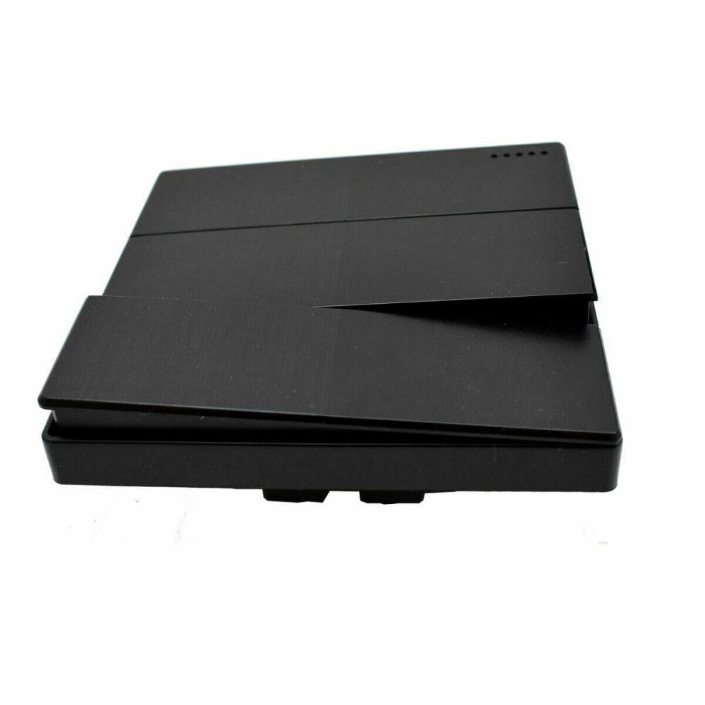 Single Double Screwless Black Light Switches & Socket Flatplate~2526 - LEDSone UK Ltd