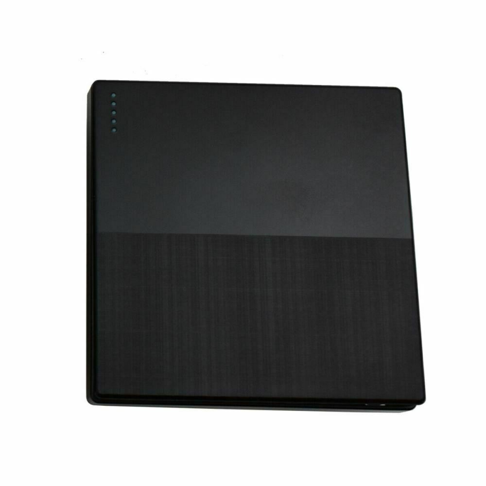 13A screwless black double sockets for home