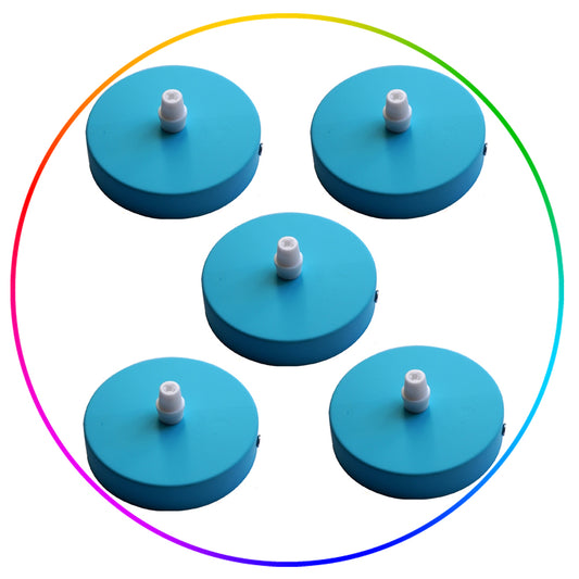 5 Pack Vintage Industrial Pendant Blue Color Ceiling Rose - Shop for LED lights - Transformers - Lampshades - Holders | LEDSone UK
