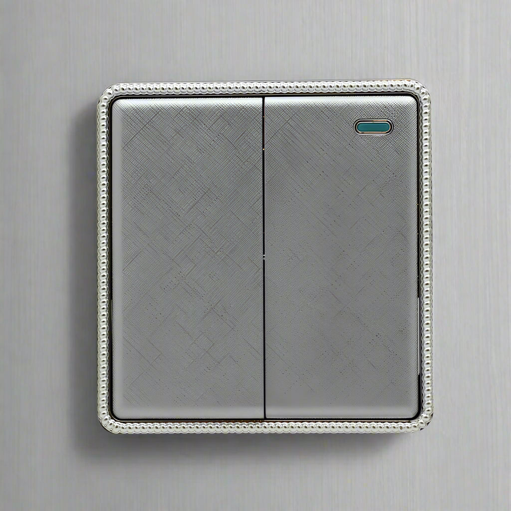 Brushed Chrome Screwless Light Switches & Socket~2454 - LEDSone UK Ltd