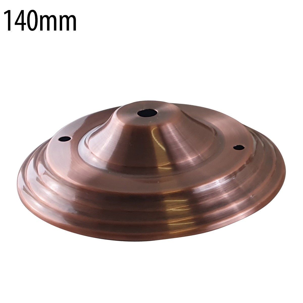 Single Outlet Drop Metal Front Fitting Ceiling Rosetd