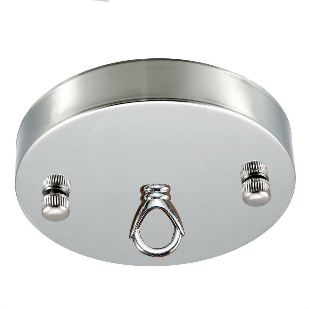 100mm Front Fitting Color Ceiling Hook Ring Single Point Drop Outlet Plate~1450 - LEDSone UK Ltd