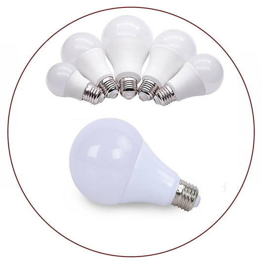 18W Cool White LED Bulb (A60, E27 Screw Base) | Pack