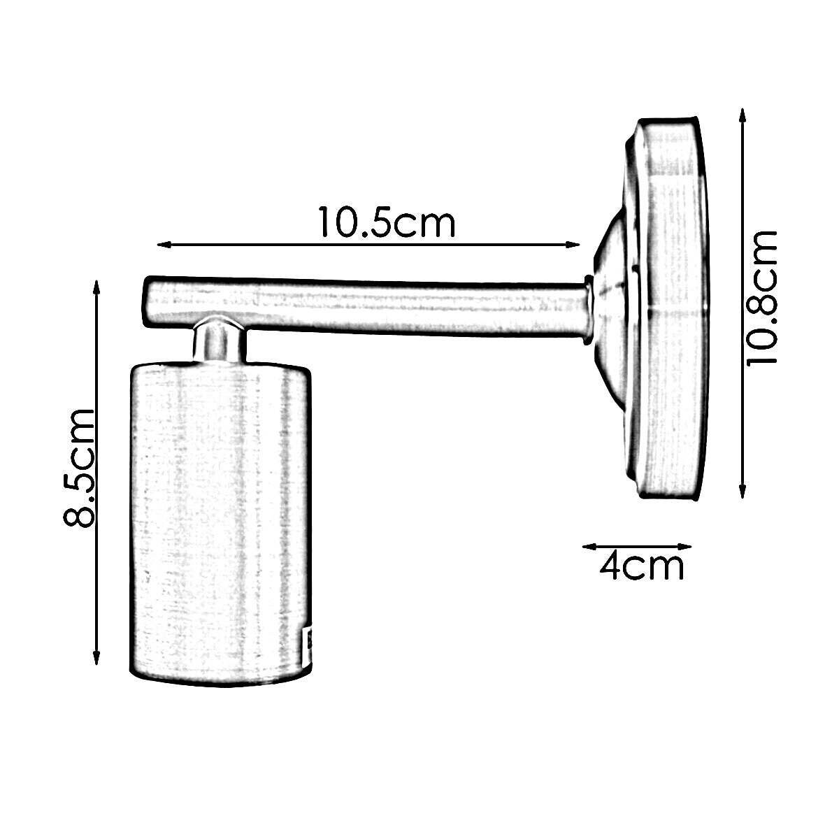 Copper Industrial Vintage Retro Metallic Sconce Wall Light Lamp Fitting~1694 - LEDSone UK Ltd