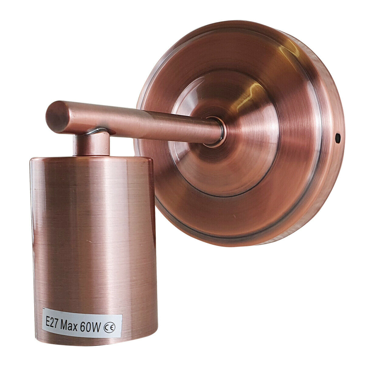 Copper Industrial Vintage Retro Metallic Sconce Wall Light Lamp Fitting~1694 - LEDSone UK Ltd
