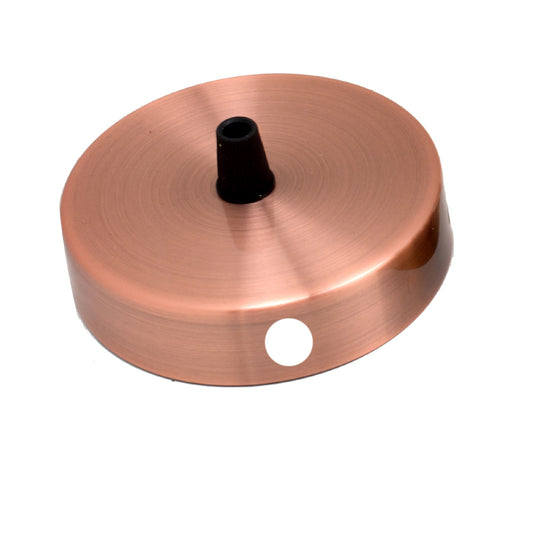 Copper Side Fitting 100mm Ceiling Rose~1165 - LEDSone UK Ltd
