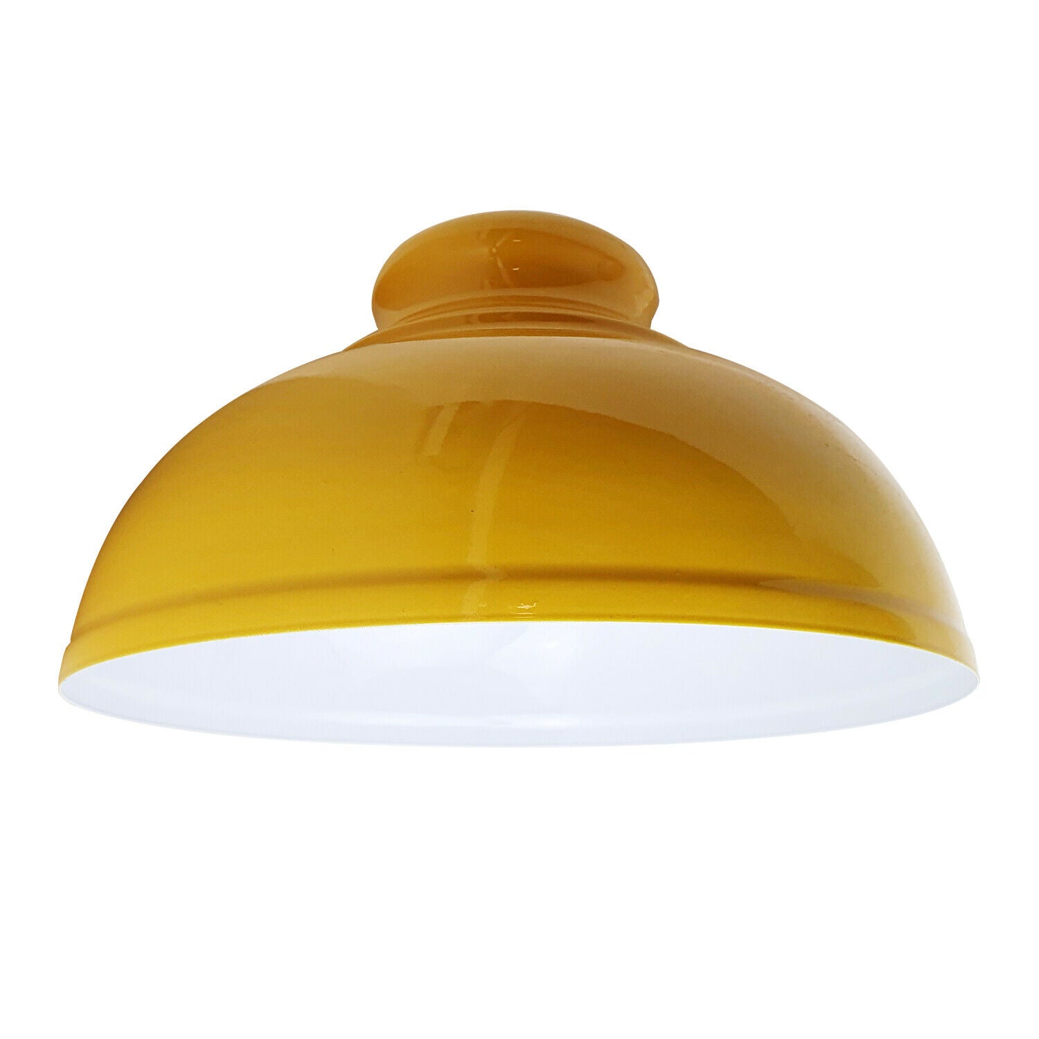 Yellow Metal Vintage None Electric Pendant Light Shade~2080 - LEDSone UK Ltd