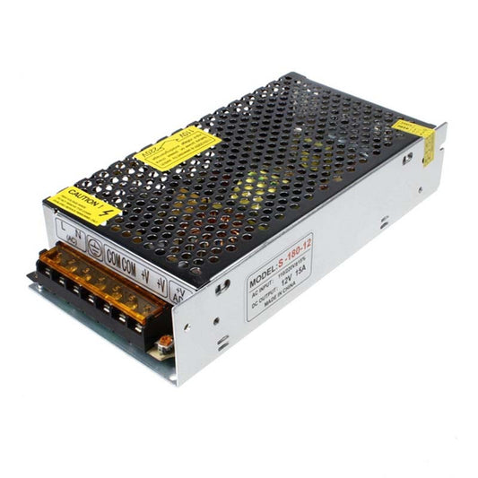 DC12V 180W IP20 Universal Regulated Switching LED Transformer~3338 - LEDSone UK Ltd