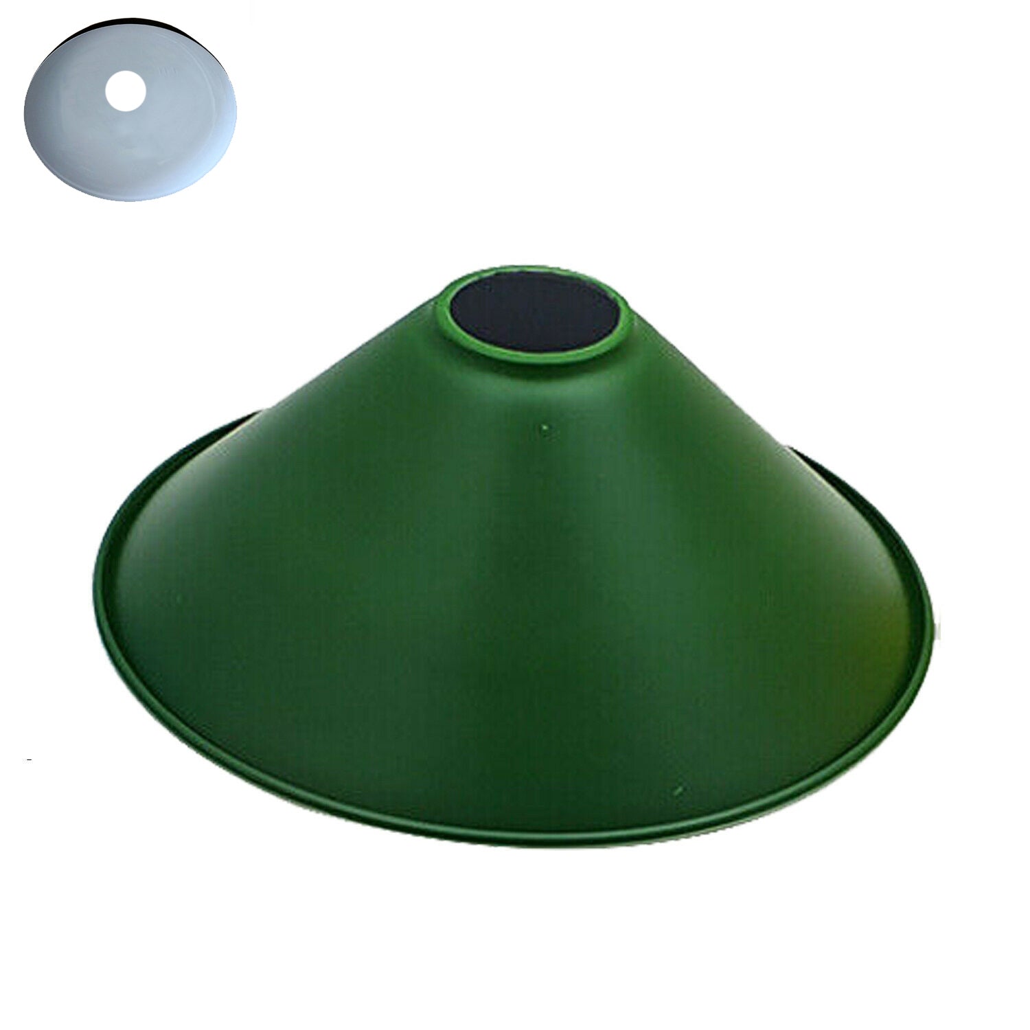 green lamp shade